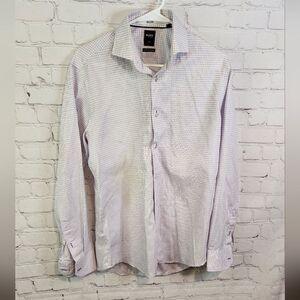 Men's Elite Serica "Two Ply" longsleeve button-down shirt, size Medium